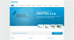 Desktop Screenshot of drotex.sk