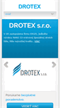 Mobile Screenshot of drotex.sk