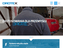 Tablet Screenshot of drotex.eu